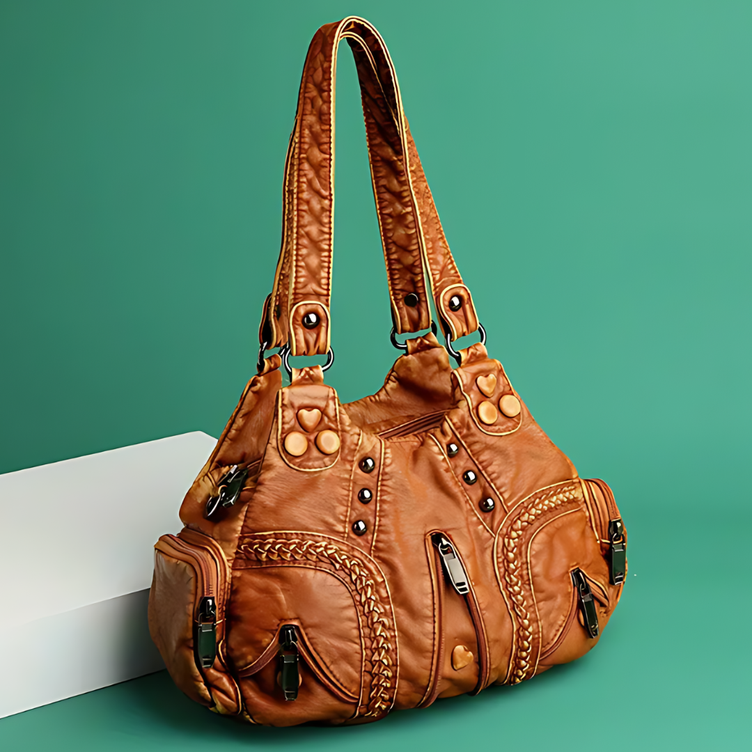 Gabriella Luxe Leather Shoulder Bag