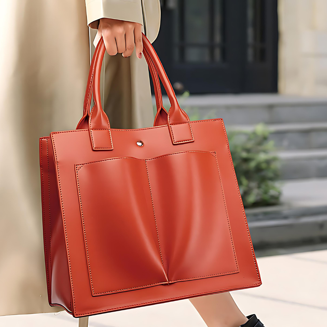 Velanci Allegra Handbag: Timeless Elegance in Leather