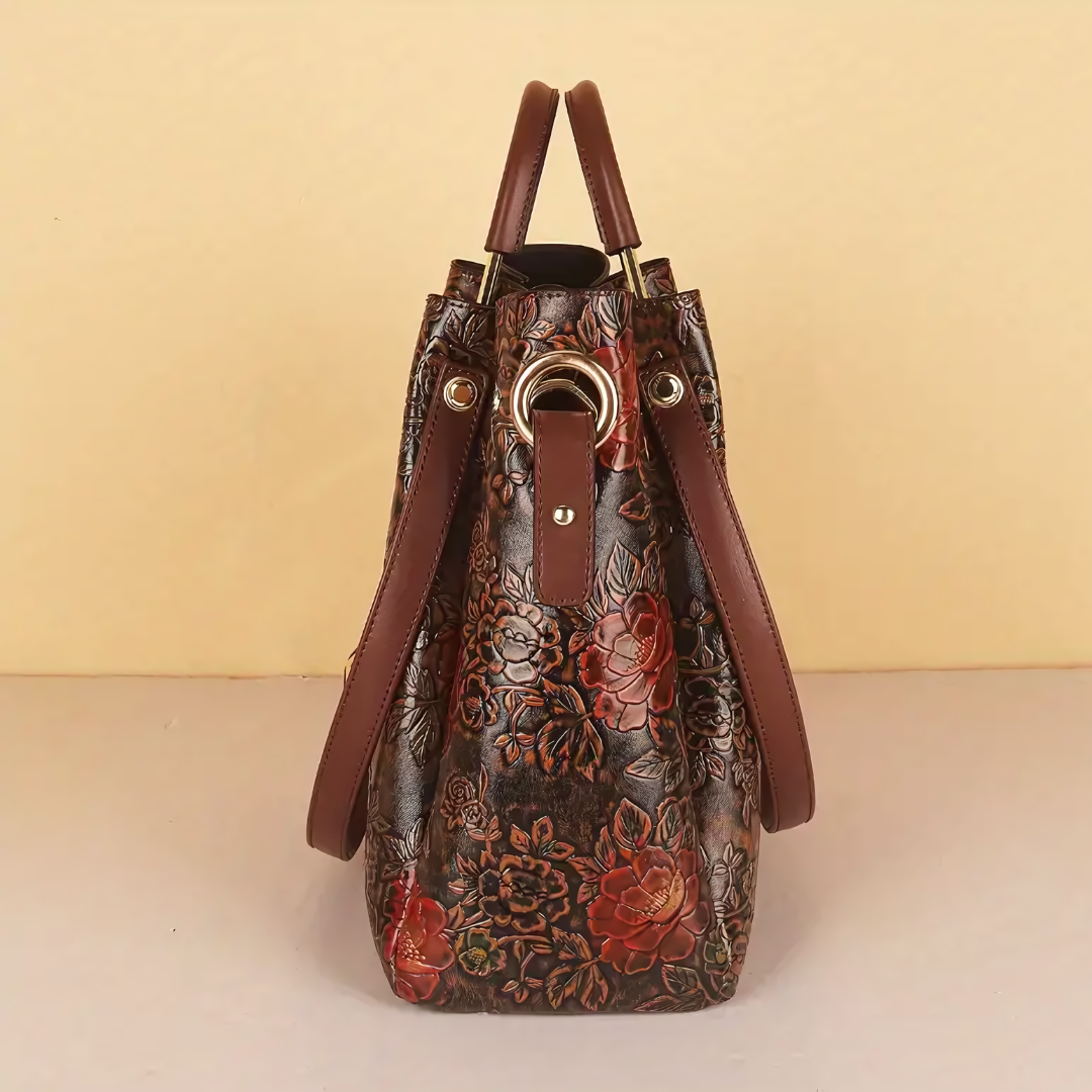 Velanci Martina Luxe Leather Tote Bag