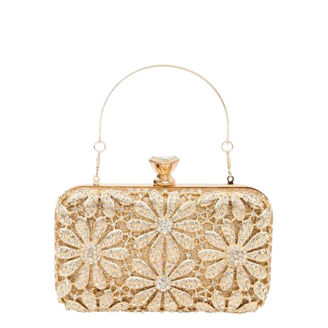 Velanci Leonora Radiant Rhinestone Clutch Bag