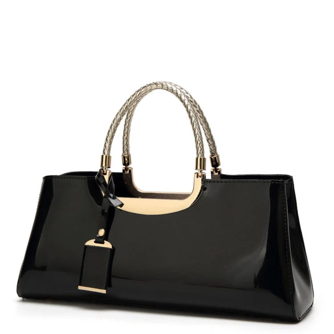Velanci Lia Glossy Handbag - A Touch of Elegance