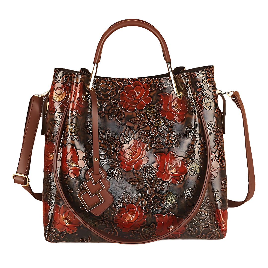 Velanci Martina Luxe Leather Tote Bag