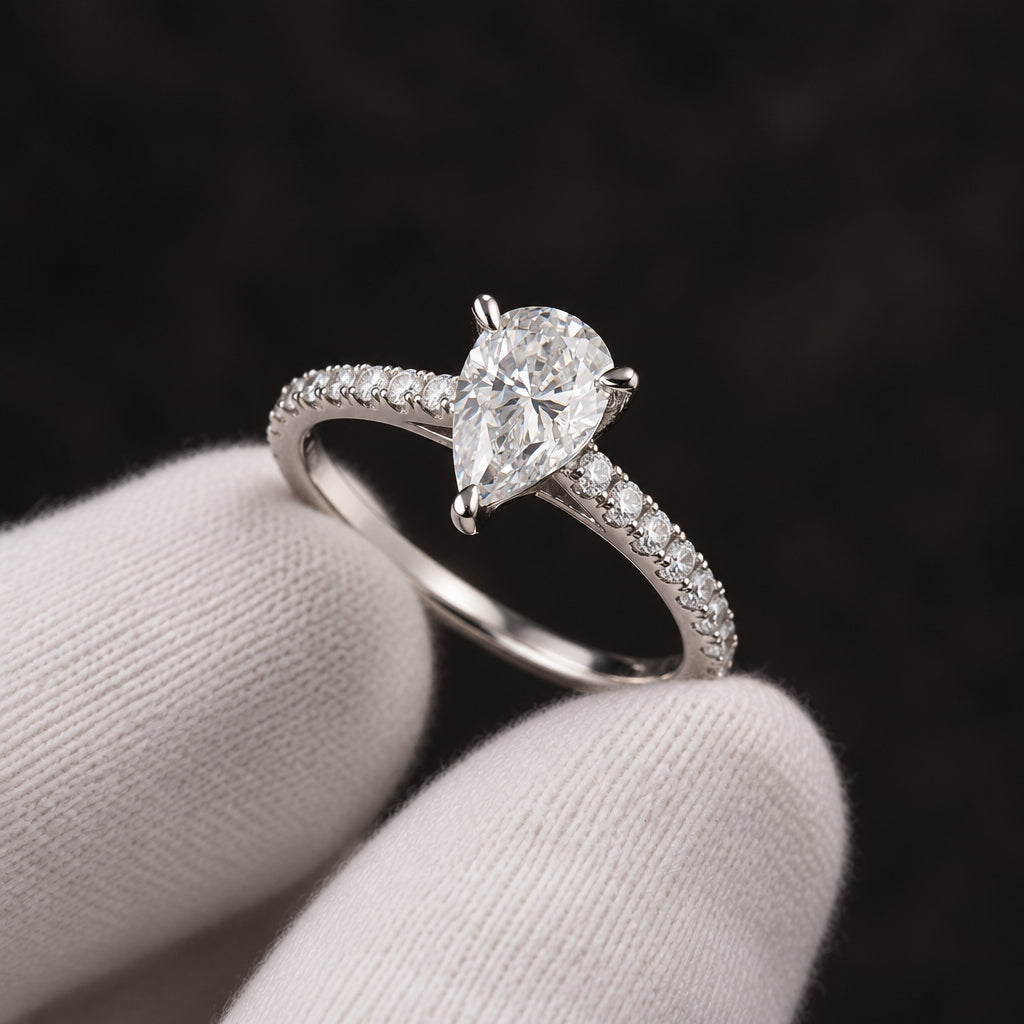 1 Carat Moissanite Ring Giovanna - Timeless Brilliance Women's Ring Velanci