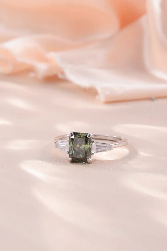 2 Carat Moissanite Ring Isabella - Bezel-Set Sparkle Women's Ring Velanci