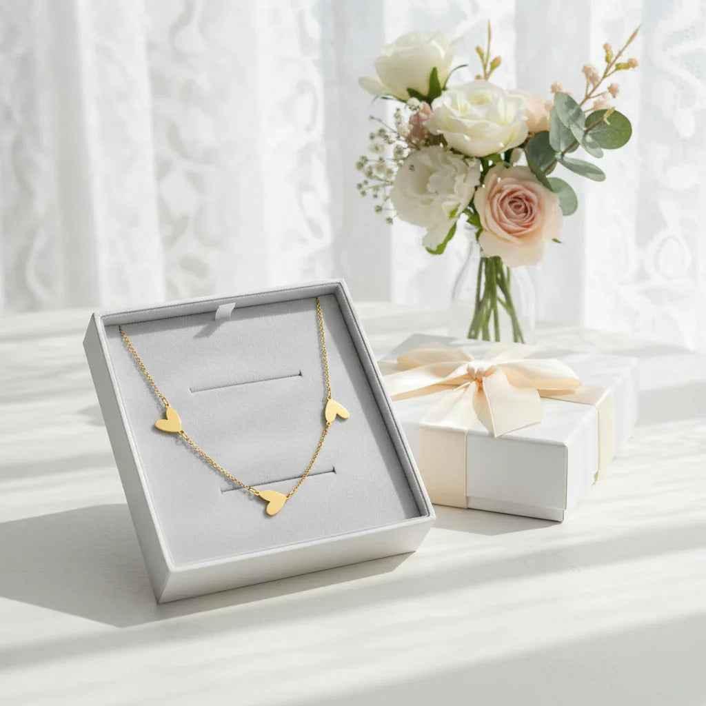 18K Gold Custom Necklace Heart Charm – Cuori Incisi Name Pendant Velanci