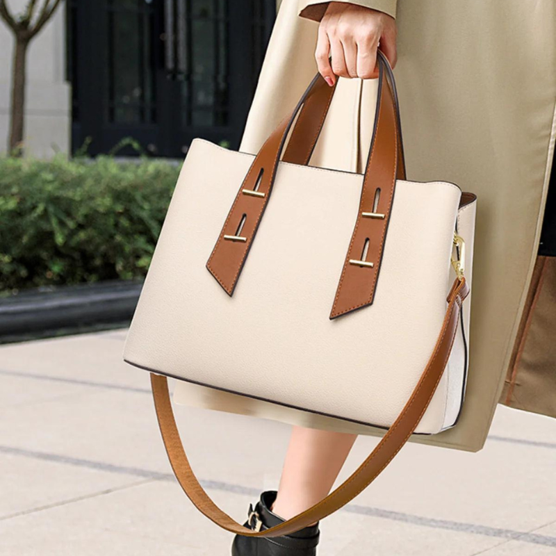 Leonora Leather Handbag: Elegance Redefined