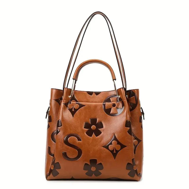 Velanci Rosaline Luxe Leather Tote Bag