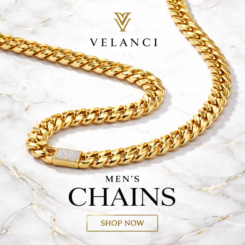 Men-s-Chains-by-Velanci-Cuban-Rope-Figaro Velanci