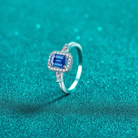 Timeless Solitaire Ring Giulia - 1ct Moissanite 925 Silver Women's Ring Velanci