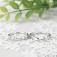 Moissanite Ring Francesca - Single Stone Sterling Silver Velanci