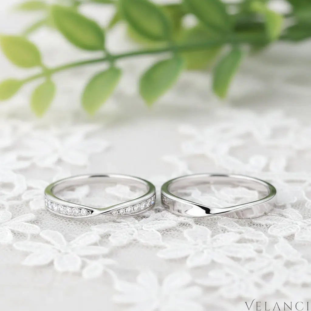 Moissanite Ring Francesca - Single Stone Sterling Silver Velanci