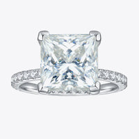 Moissanite Ring Giulia - 5.52 Carat Square Cut Sparkle Women's Ring Velanci