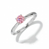Moissanite Ring Valentina - 0.5ct Solitaire Shine Women's Ring Velanci