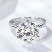 Ring Isabella - 5 Carat Moissanite Solitaire Shine Women's Ring Velanci