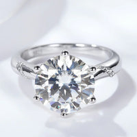 Ring Giovanna - 5 Carat Moissanite Solitaire Shine Women's Ring Velanci