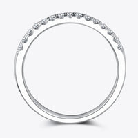 Moissanite Ring Giulia - Half-Eternity Arc Sparkle Women's Ring Velanci