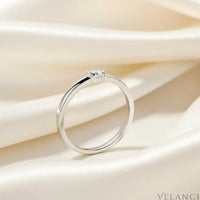 Anello Cuore Di Luce Elegante Giulia - Minimalist Style Velanci