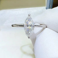 Moissanite Ring Isabella - 2 Carat Marquise Brilliance Women's Ring Velanci