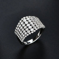 Ring Bianca - Moissanite Minimalist Coastal Sparkle Women's Ring Velanci
