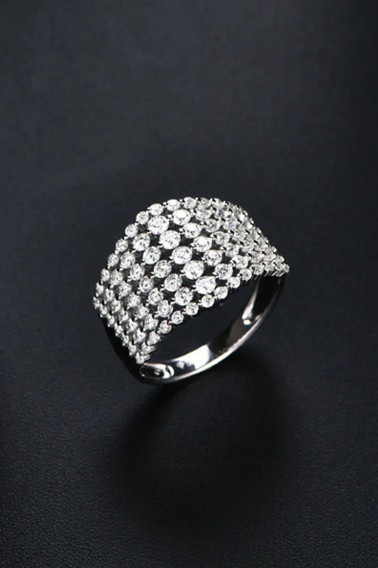 Ring Bianca - Moissanite Minimalist Coastal Sparkle Women's Ring Velanci