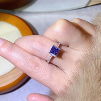 Minimalist 1 Carat Moissanite Ring Giovanna - Sterling Shine Women's Ring Velanci