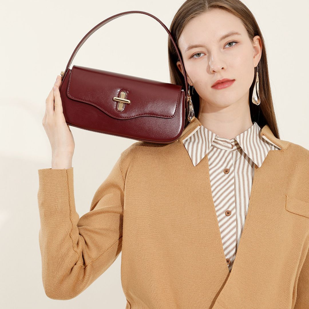 Velanci Ashford Pearl Leather Handbag