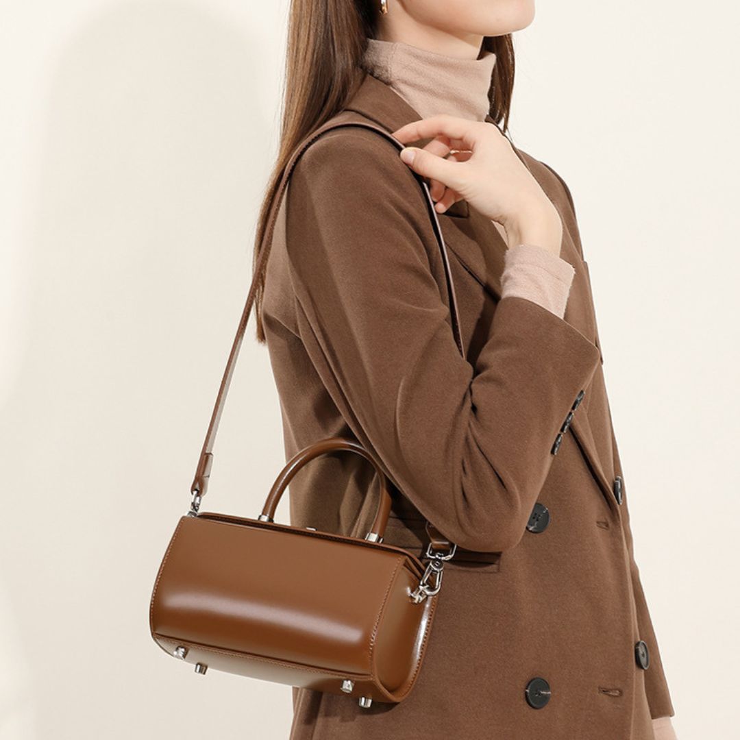 Velanci Signature Muse Leather Handbag