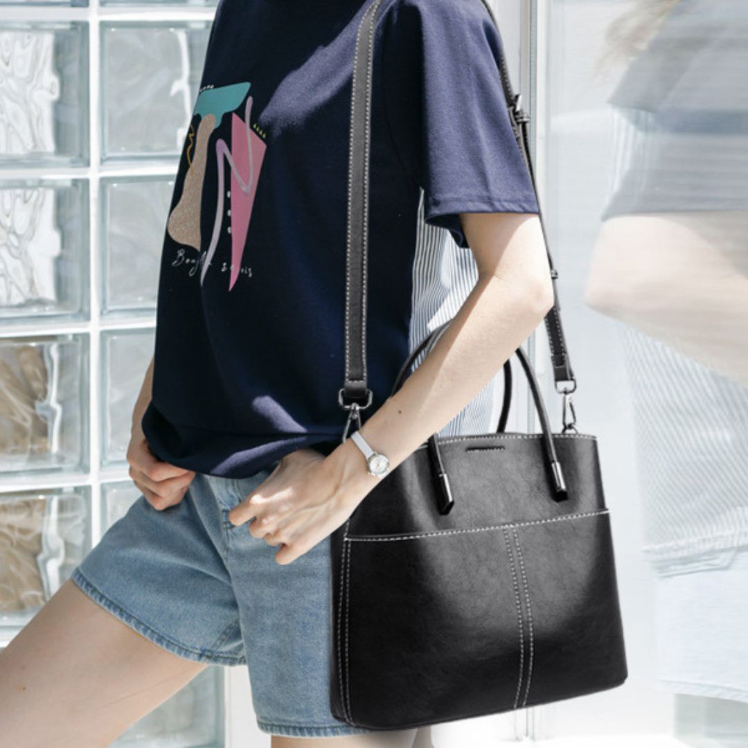 Velanci Franca Leather Handbag - Timeless Elegance