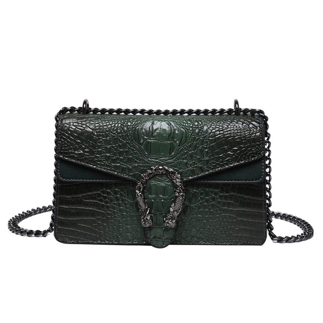Velanci Emanuela d'Émeraude Leather Handbag