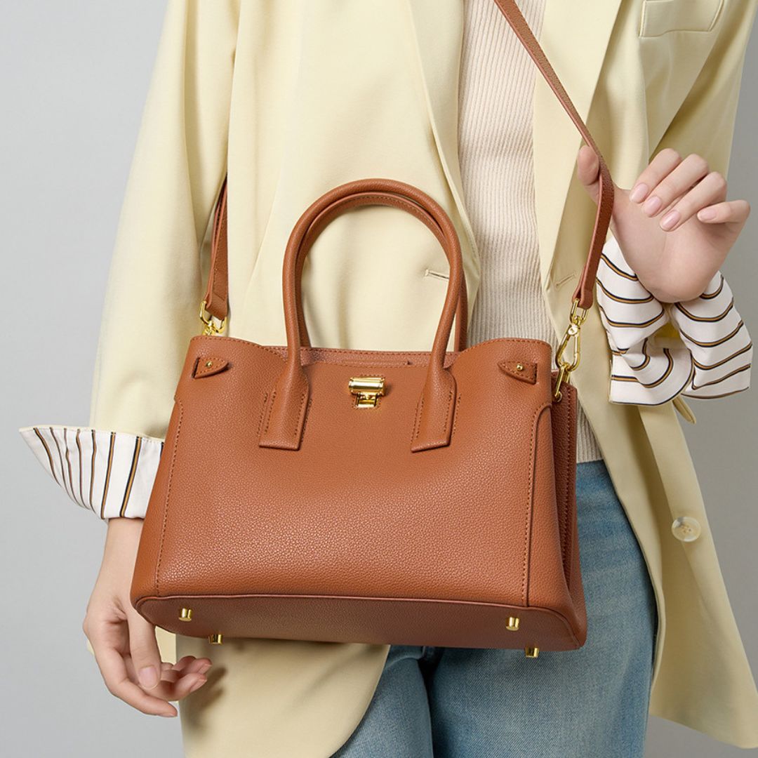 Velanci Gilded Horizon Luxe Handbag