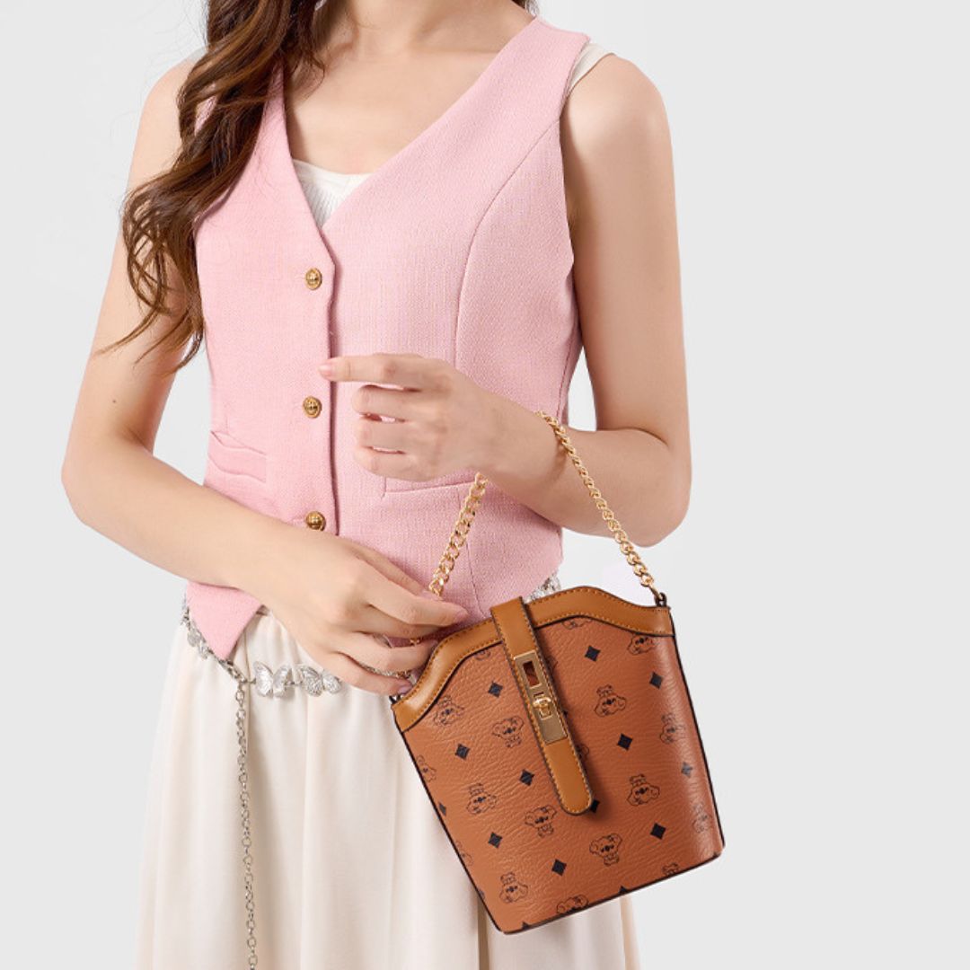 Celeste Monarch Leather Handbag