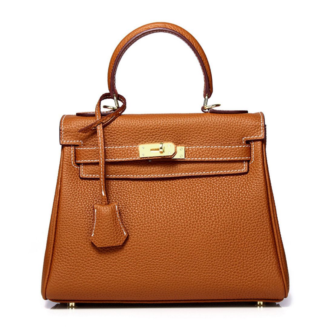 Velanci Ivory Crest Luxe Handbag