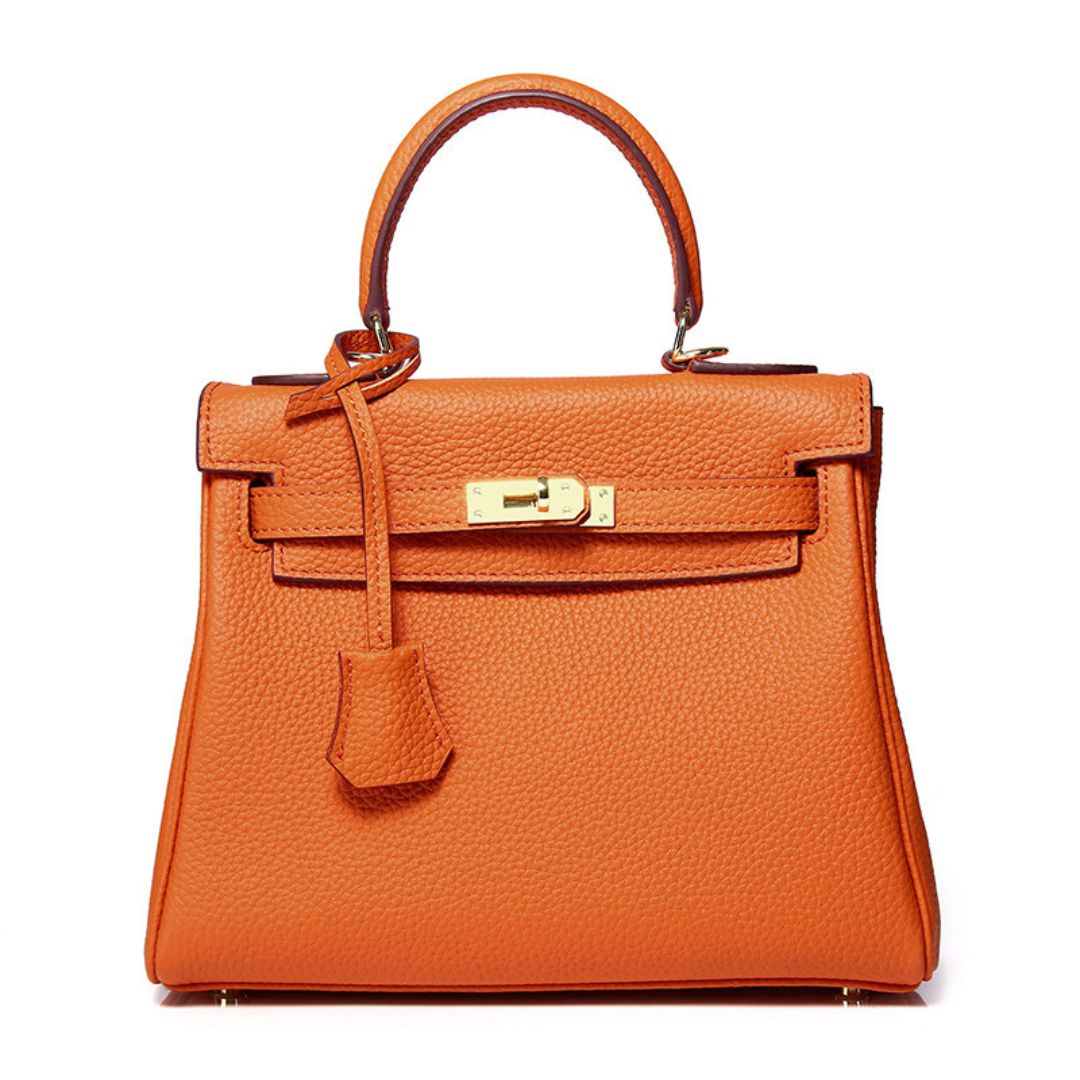 Velanci Ivory Crest Luxe Handbag