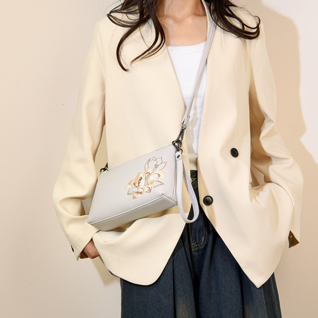 Ashen Ismerlda Leather Handbag