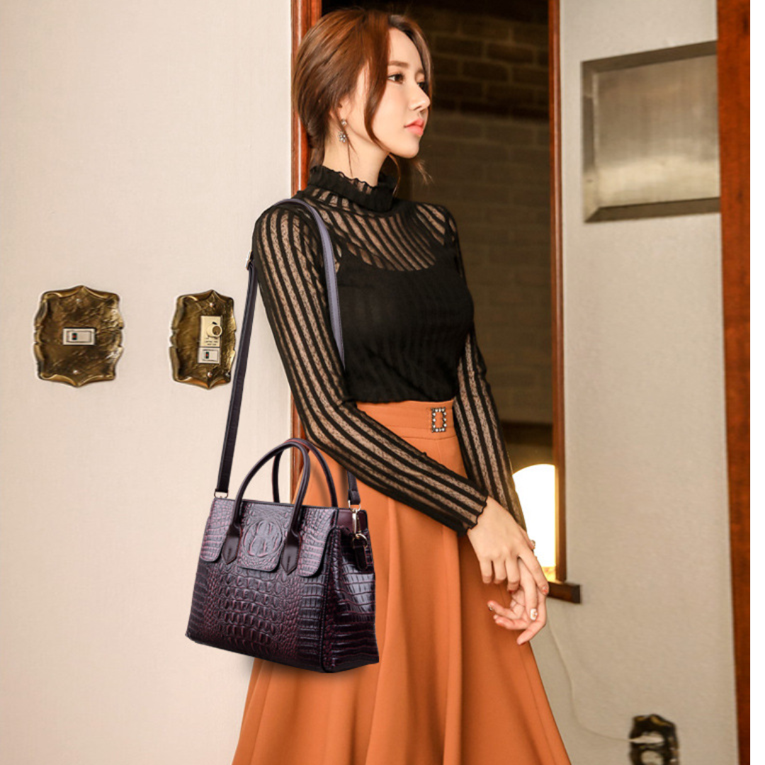 Velanci Zanobia Leather Handbag: Elegance Redefined