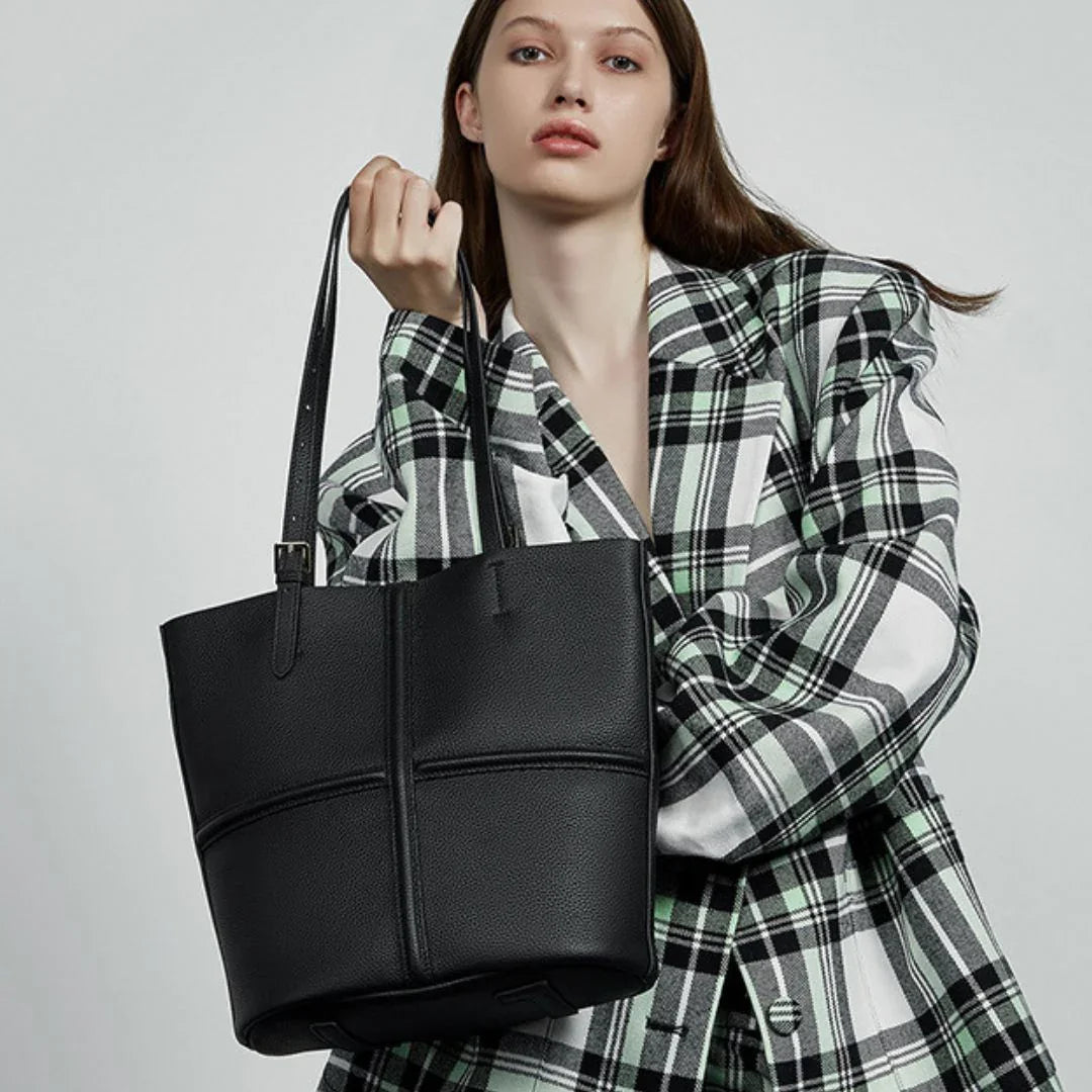 Bellissimo Monarch Dusk Leather Handbag Velanci