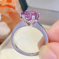 Ring Chiara - 2 Carat Moissanite Sterling Silver Brilliance Women's Ring Velanci
