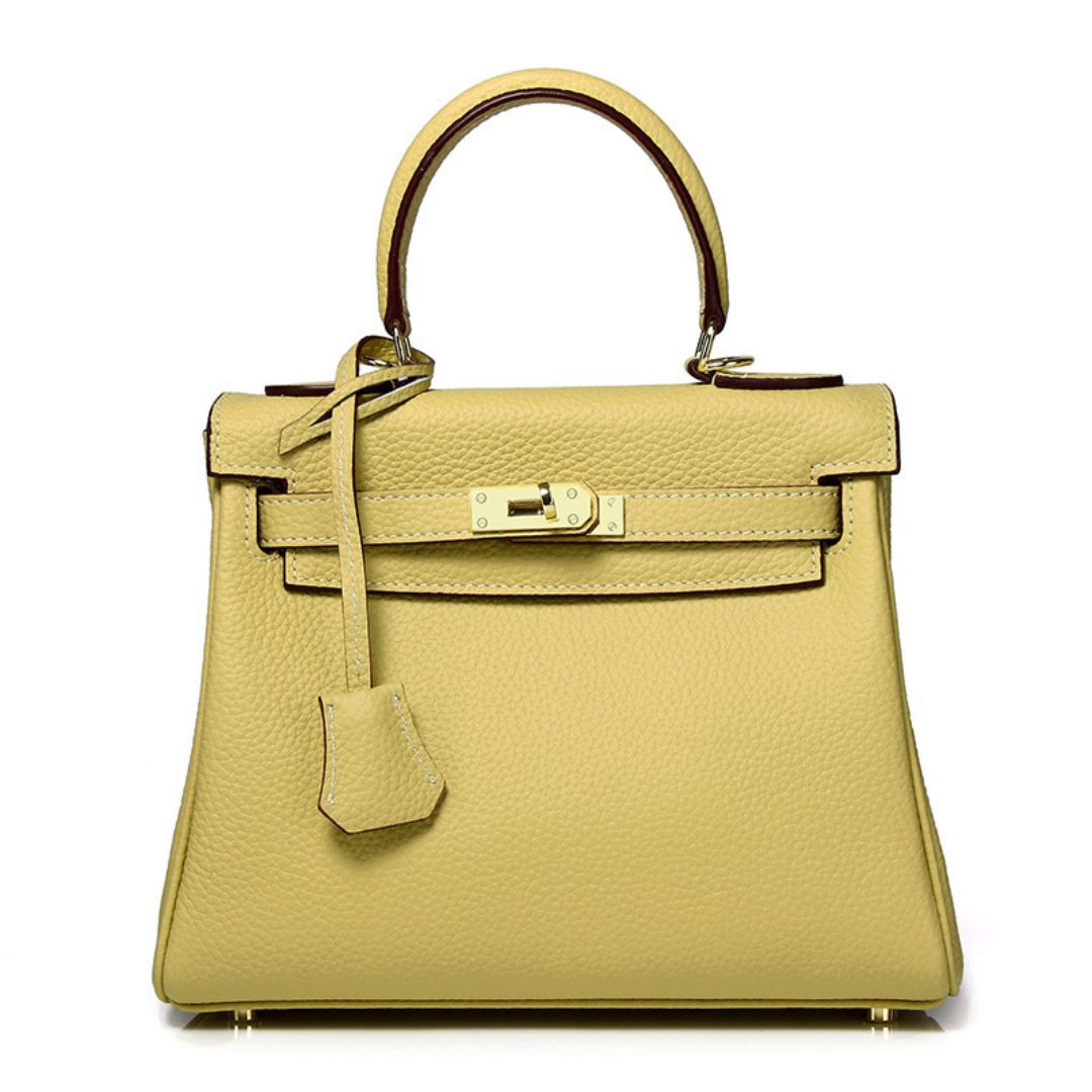 Velanci Ivory Crest Luxe Handbag