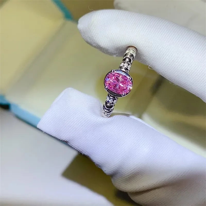 Ring Isabella - 1 Carat Moissanite Sterling Silver Women's Ring Velanci