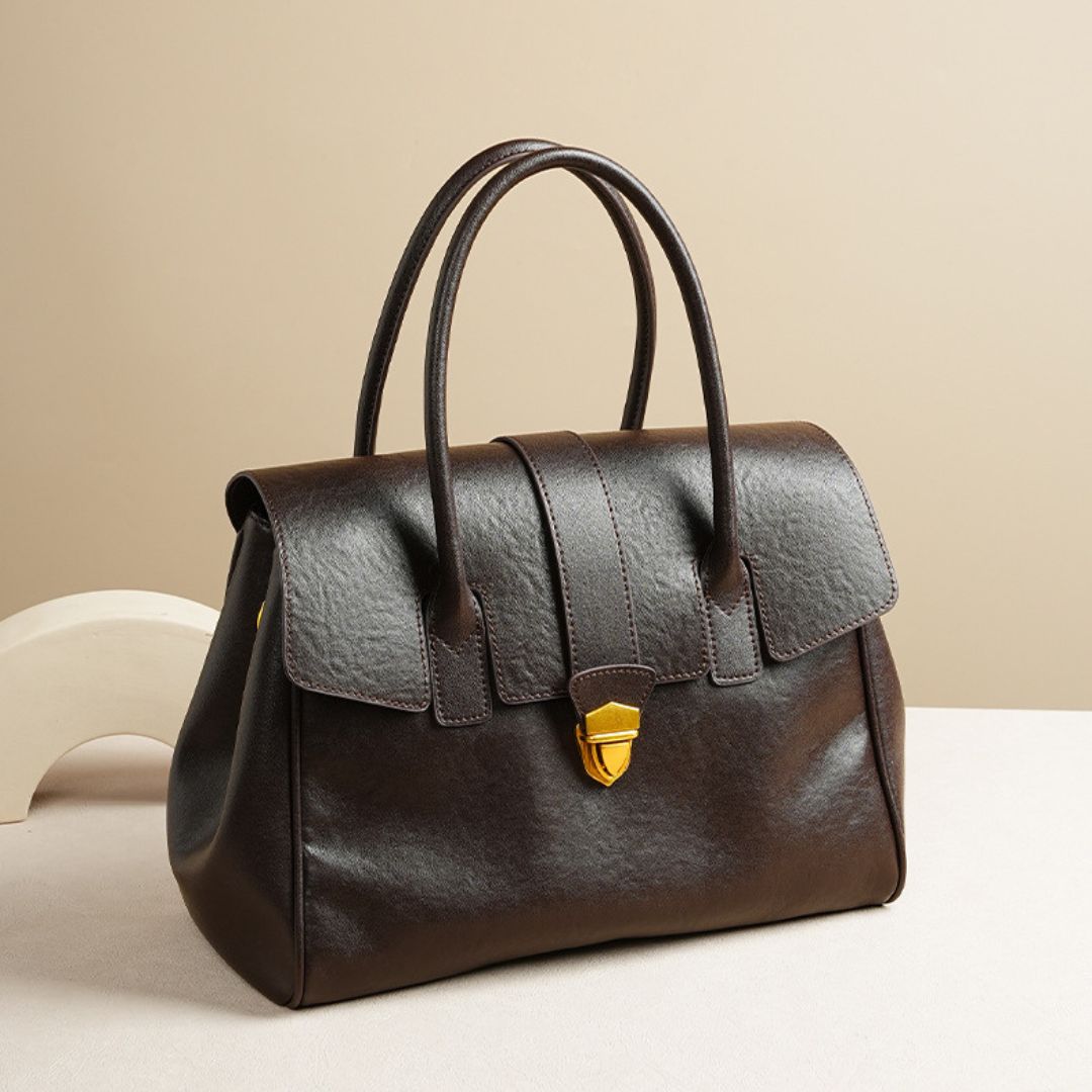 Velanci Dorée Luxe Leather Handbag