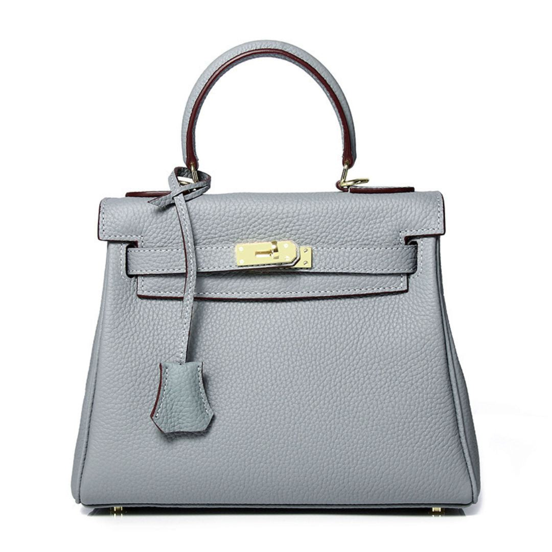 Velanci Ivory Crest Luxe Handbag