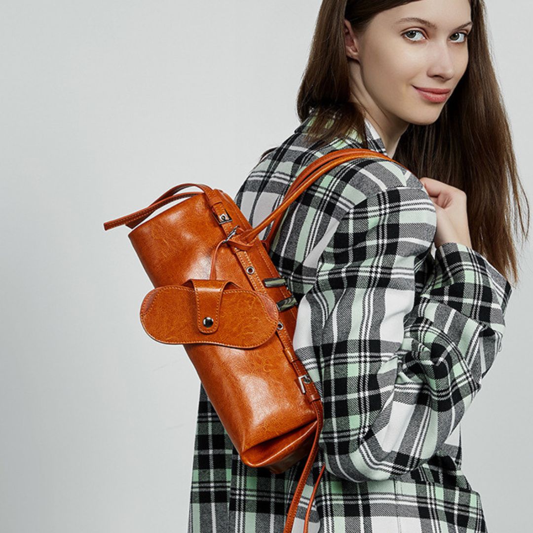 Soleil Doré Luxury Leather Handbag