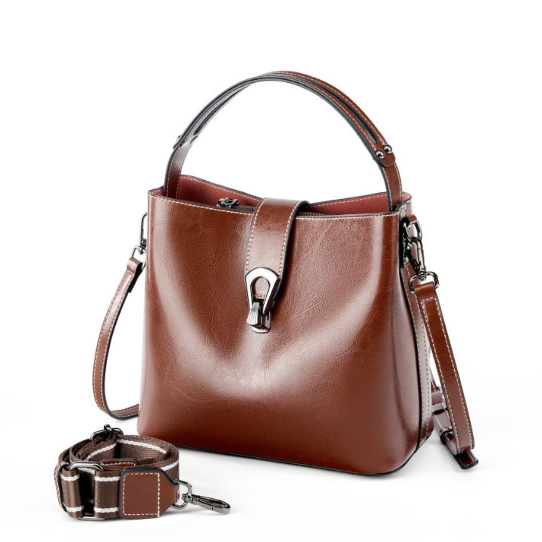 Velanci Waverly Moon Handbag - Timeless Elegance in Genuine Leather