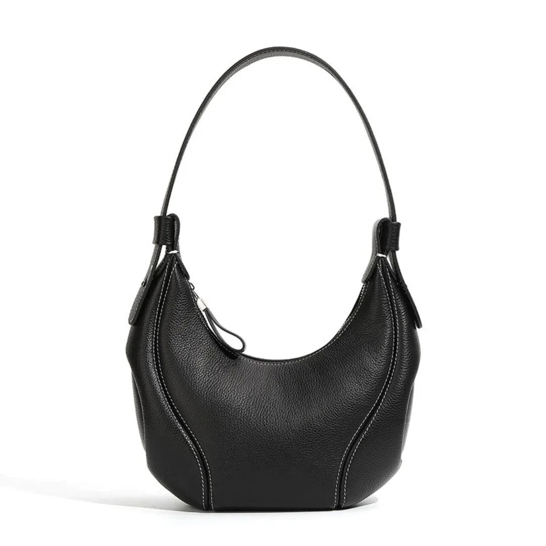 Bellissimo Midnight Heirloom Luxe Leather Handbag Velanci