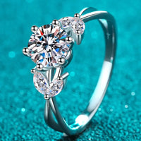 Moissanite Ring Giulia - 1 Carat Coastal Shine Daily Women's Ring Velanci