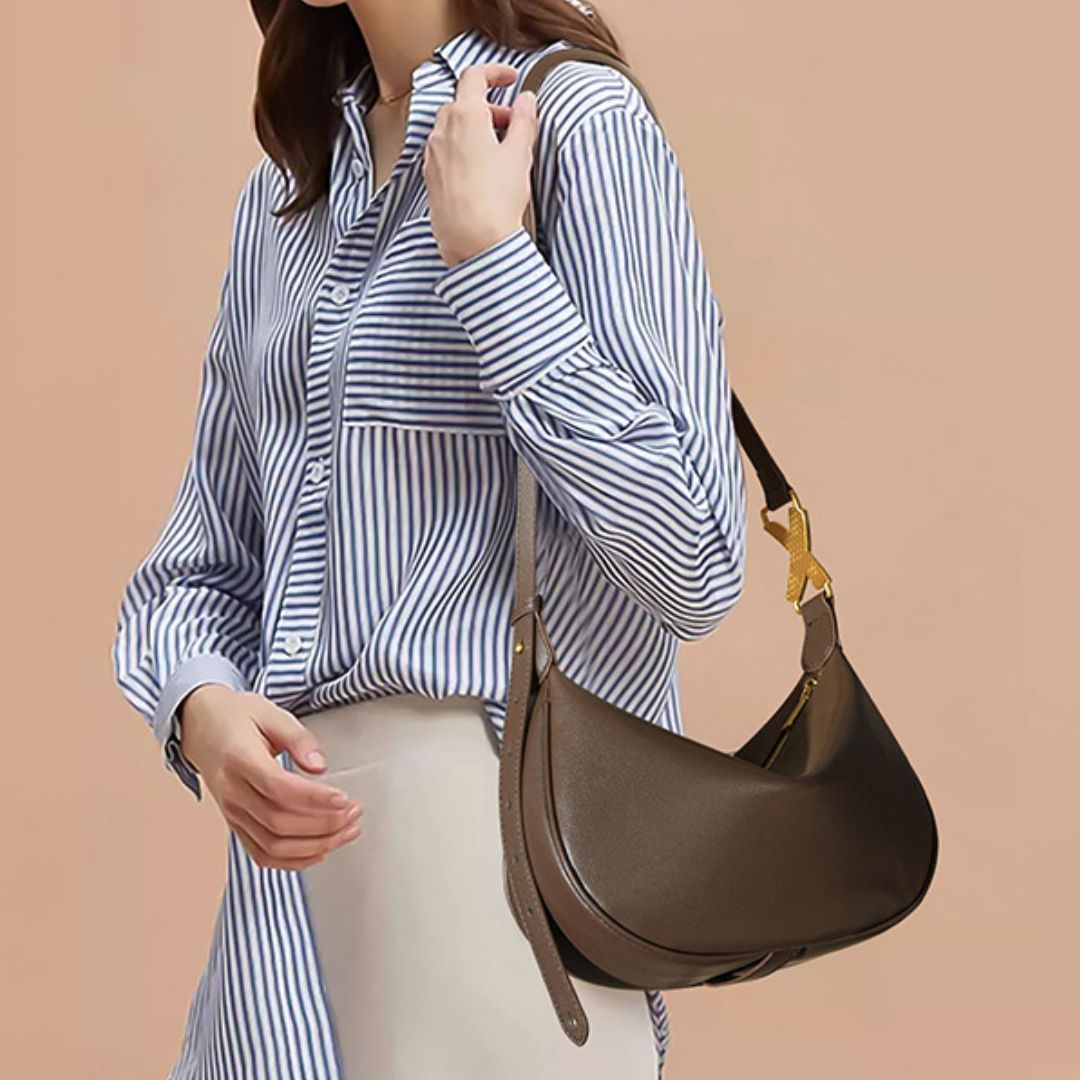 Velanci Rose Reverence Luxurious Leather Handbag