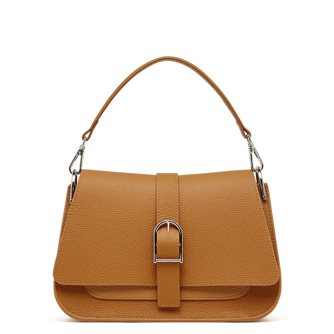 Huntington Veil Handbag: Timeless Elegance in Genuine Leather