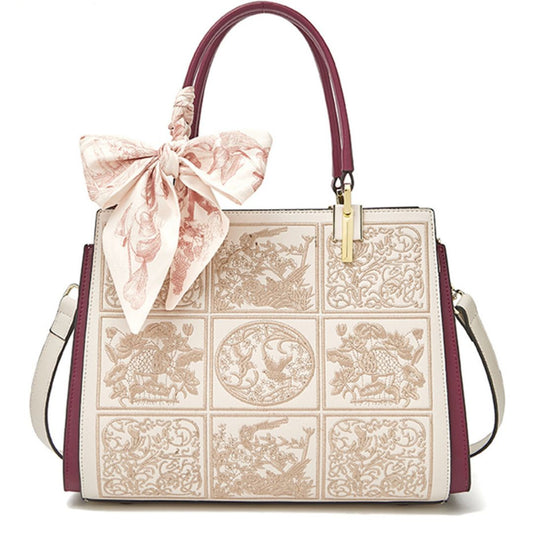 Velanci Midnight Veil Leather Handbag