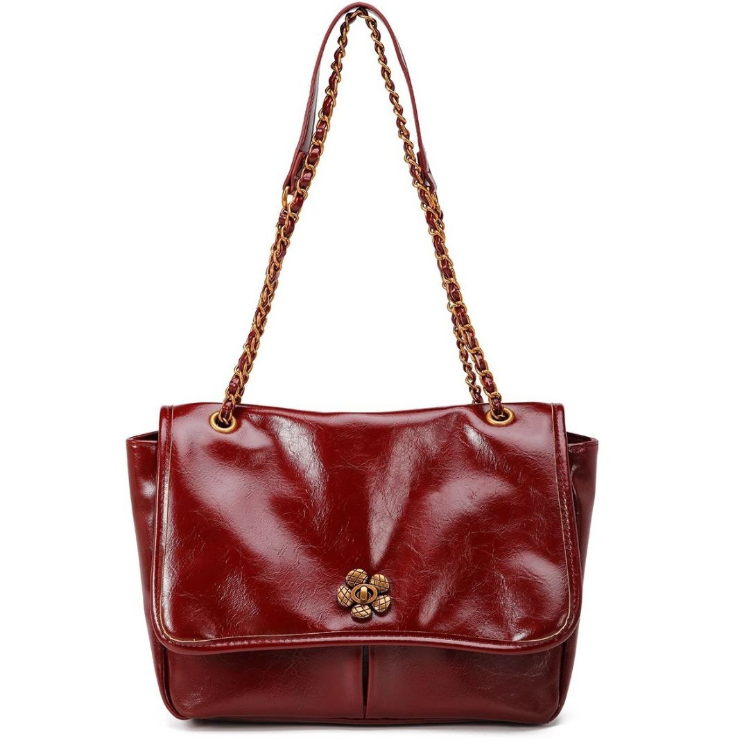 Velanci Chateau Bloom Leather Handbag