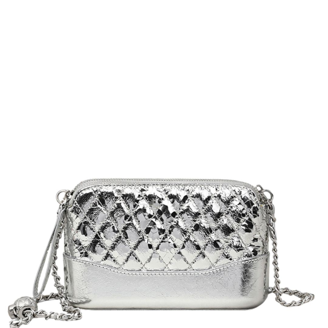 Velanci Velvet Bloom Leather Handbag